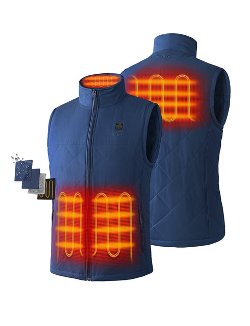 4 Heating Zones: Left & Right Hand Pockets, Upper-Back, Collar ,view 1