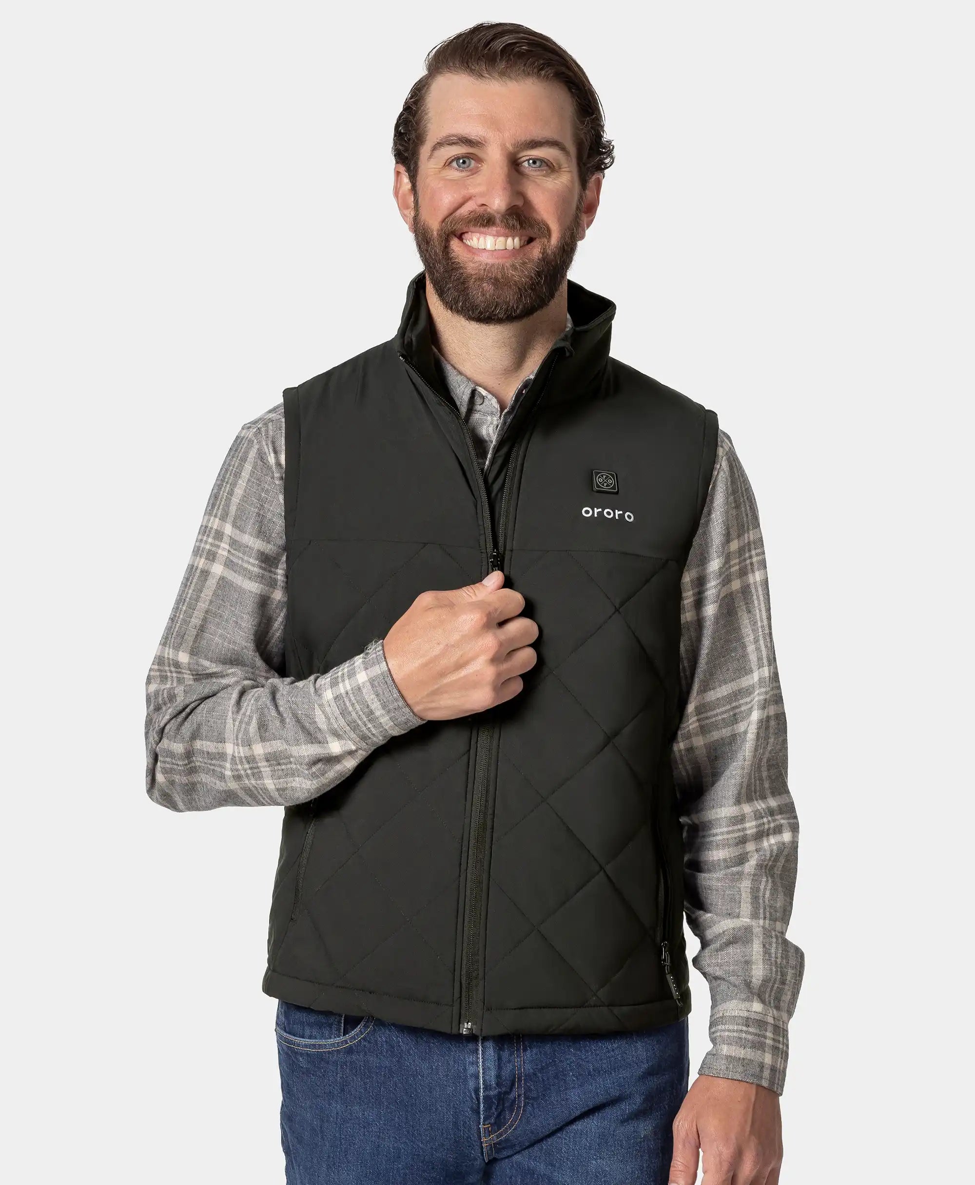 Men's Heated Quilted Vest, Thumbnail 10