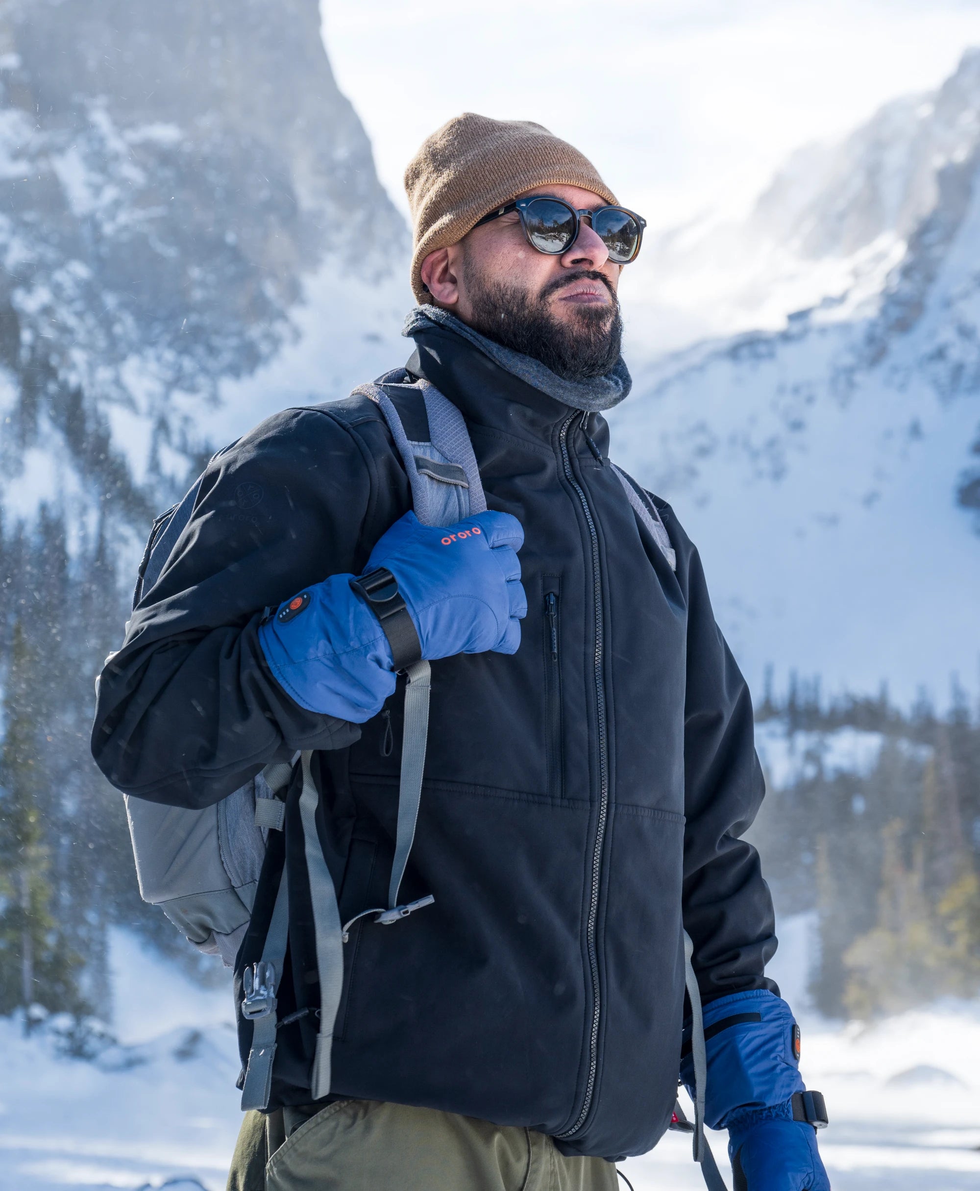 Maverick SureWarm® Men's 6-Zone Dual-Control Heated Softshell Jacket, Thumbnail 6