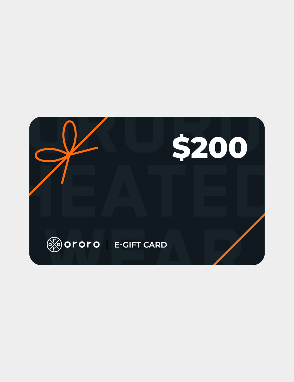 ORORO E-Gift Card - $200