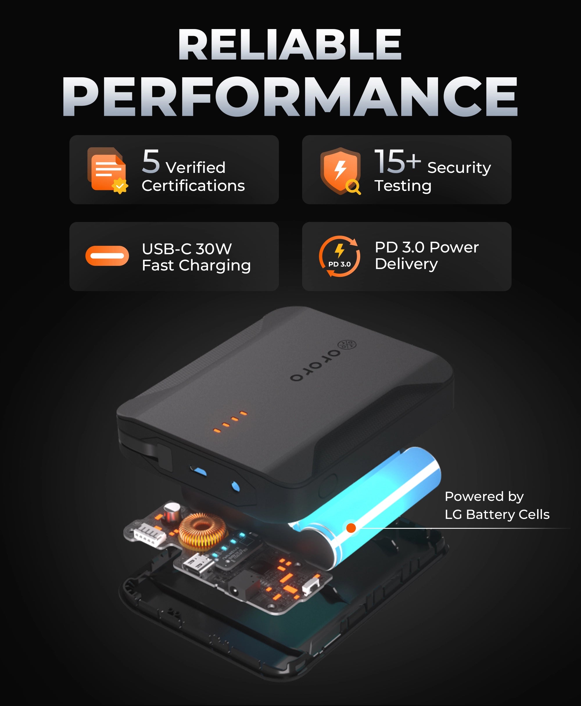 PD 7K Rechargeable Battery (USB-C, 30W Power Delivery), Thumbnail 7
