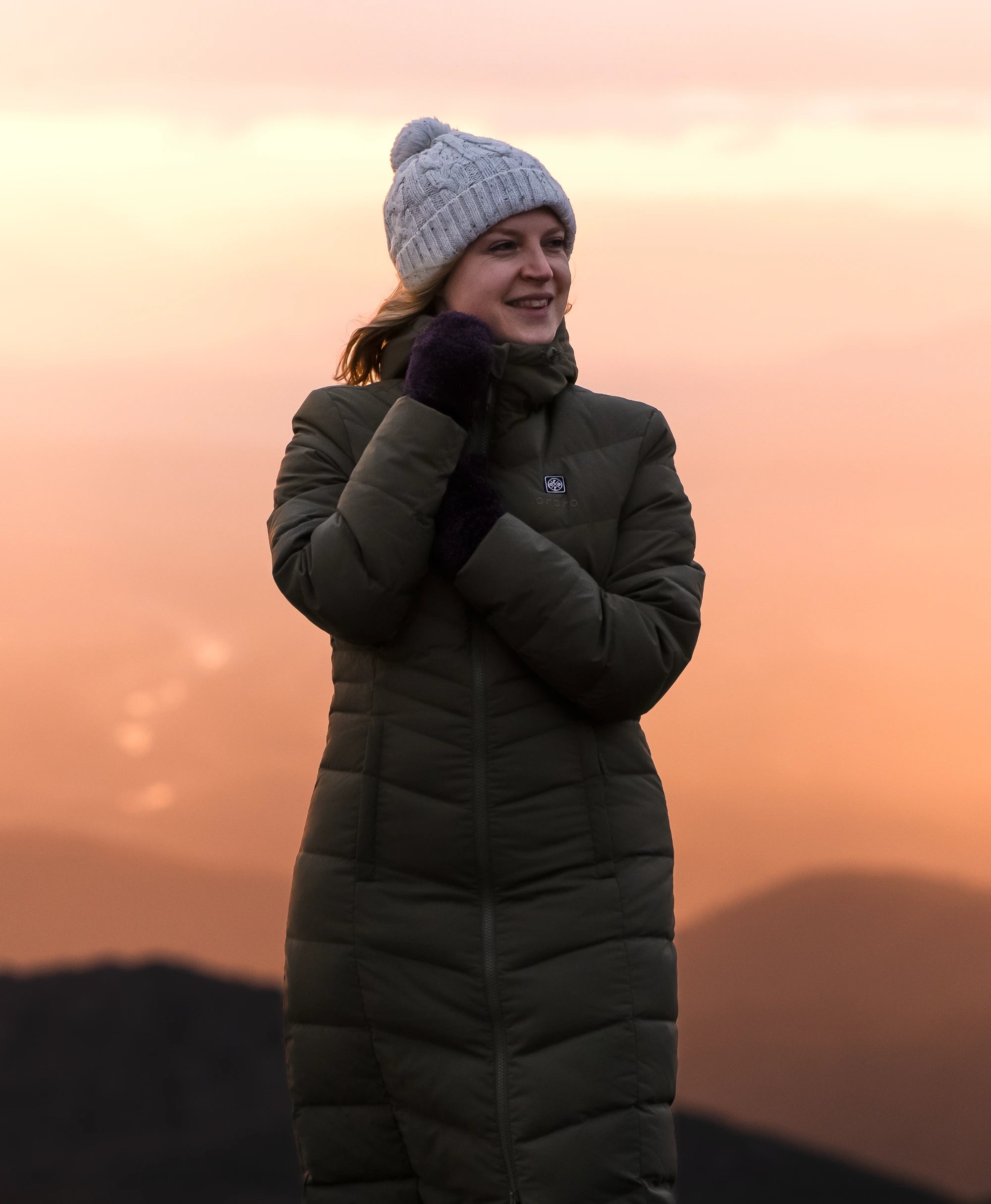 (Open-box) SOHO Women's Heated Down Parka Jacket, Thumbnail 25