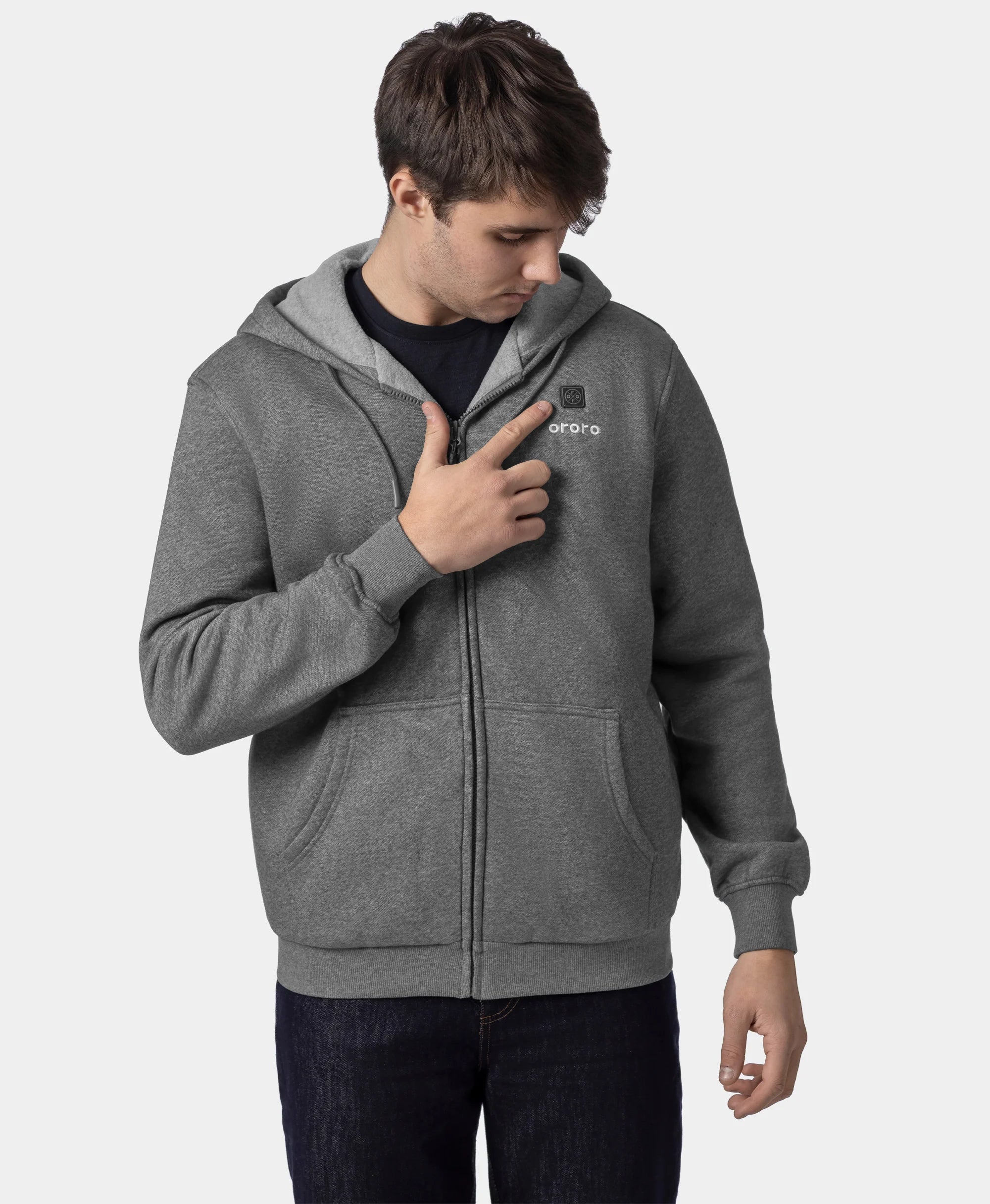 Element Unisex 4-Zone Fleece Heated Hoodie, Thumbnail 5