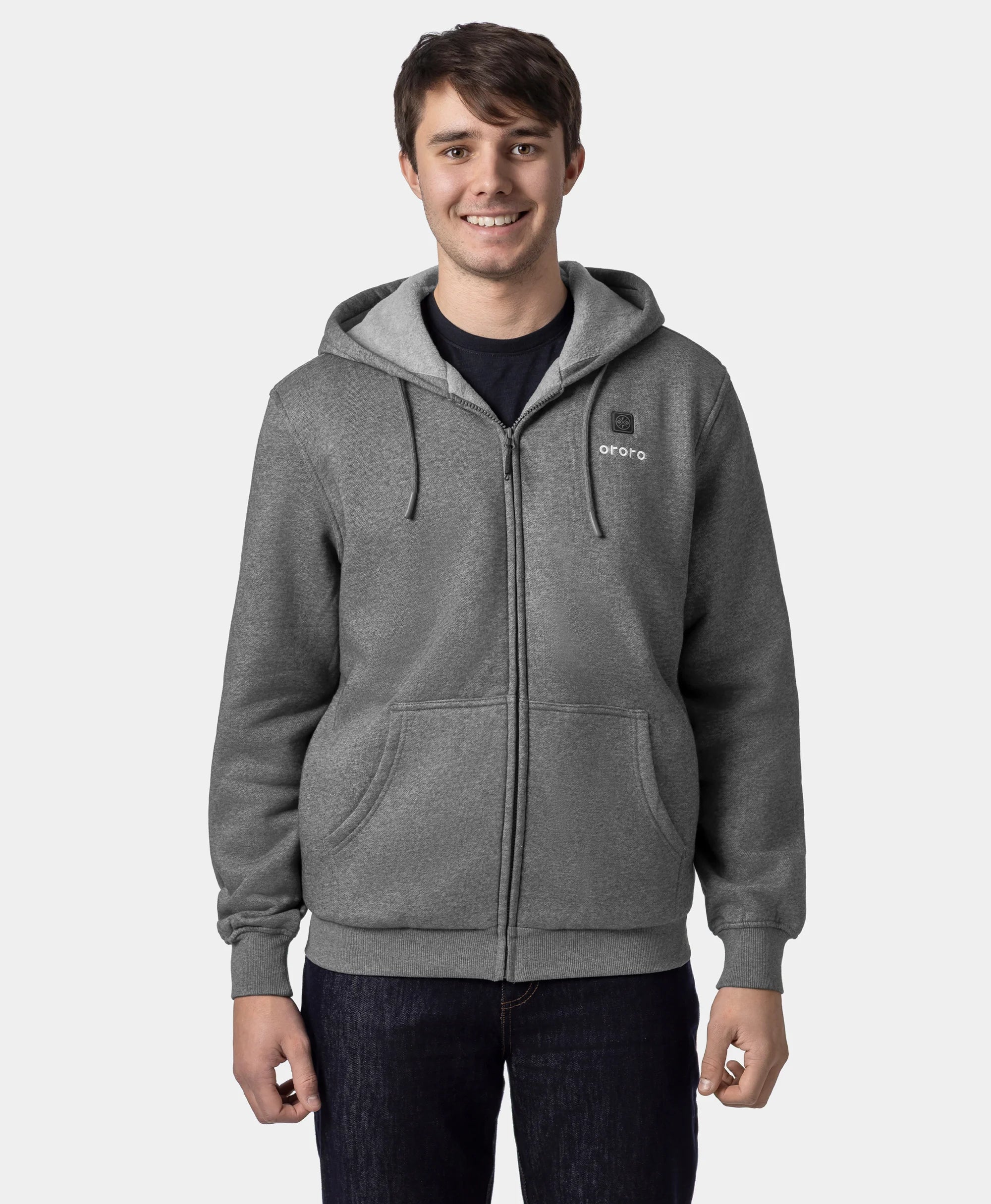 Element Unisex 4-Zone Fleece Heated Hoodie, Thumbnail 2