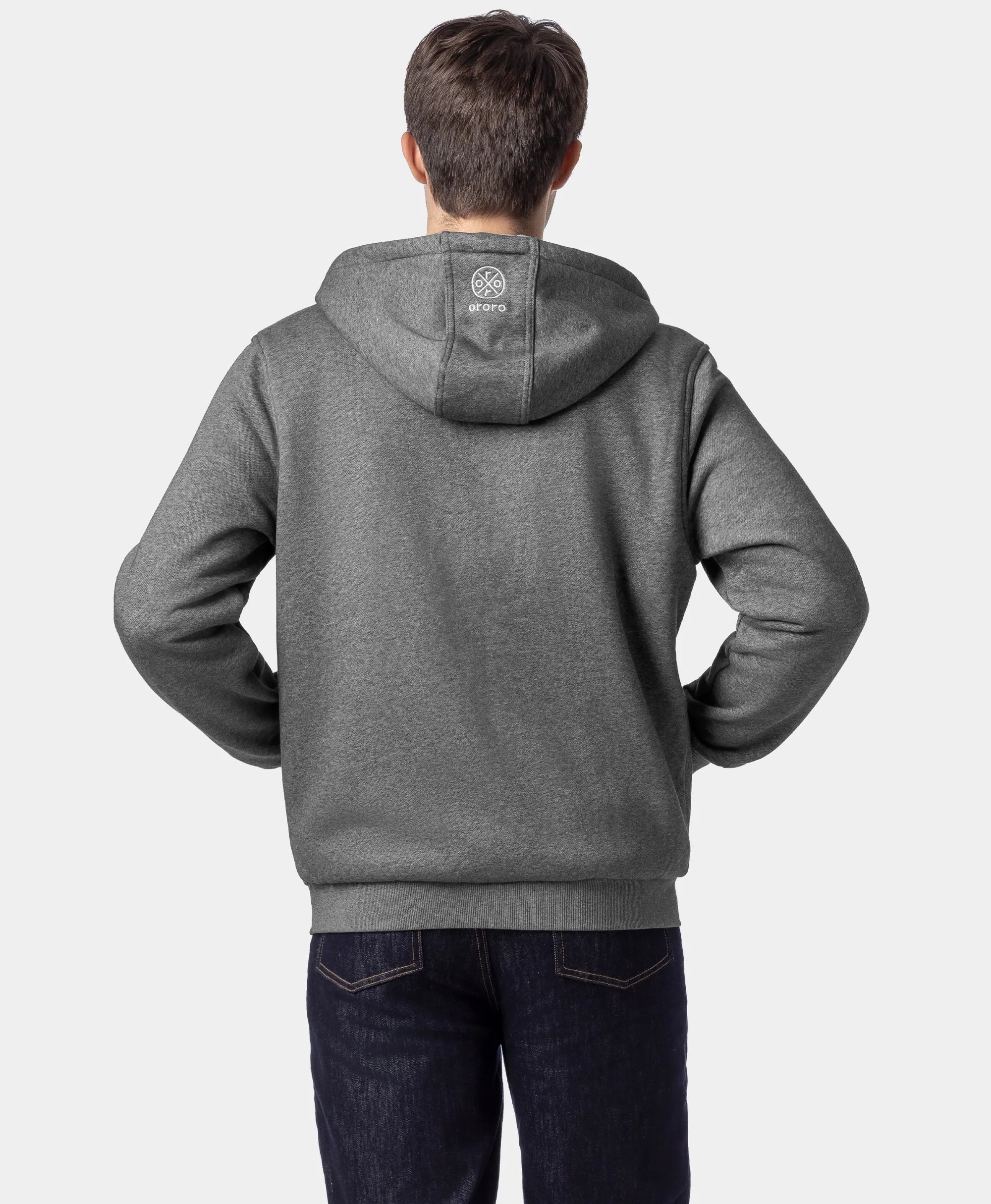 Element Unisex 4-Zone Fleece Heated Hoodie, Thumbnail 6