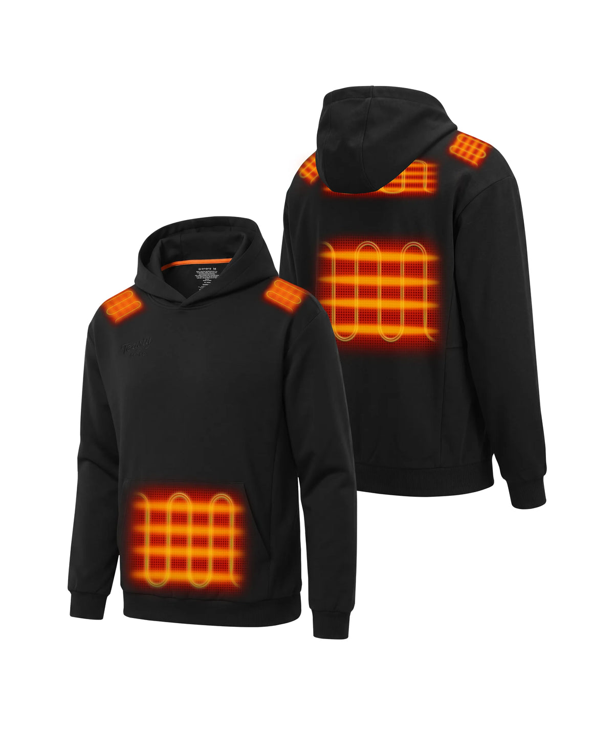 Toasty Unisex 5-Zone Heated Pullover Hoodie, Thumbnail 9