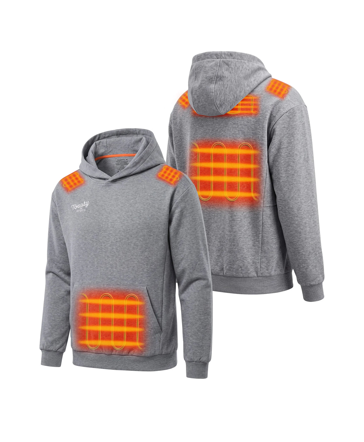 Toasty Unisex 5-Zone Heated Pullover Hoodie, Thumbnail 1
