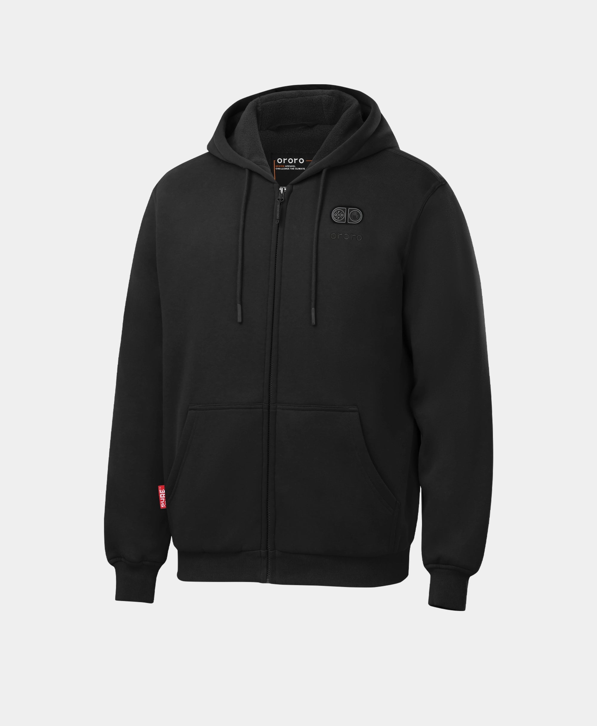 SureWarm® Unisex 6-Zone Fleece Heated Hoodie, Thumbnail 2