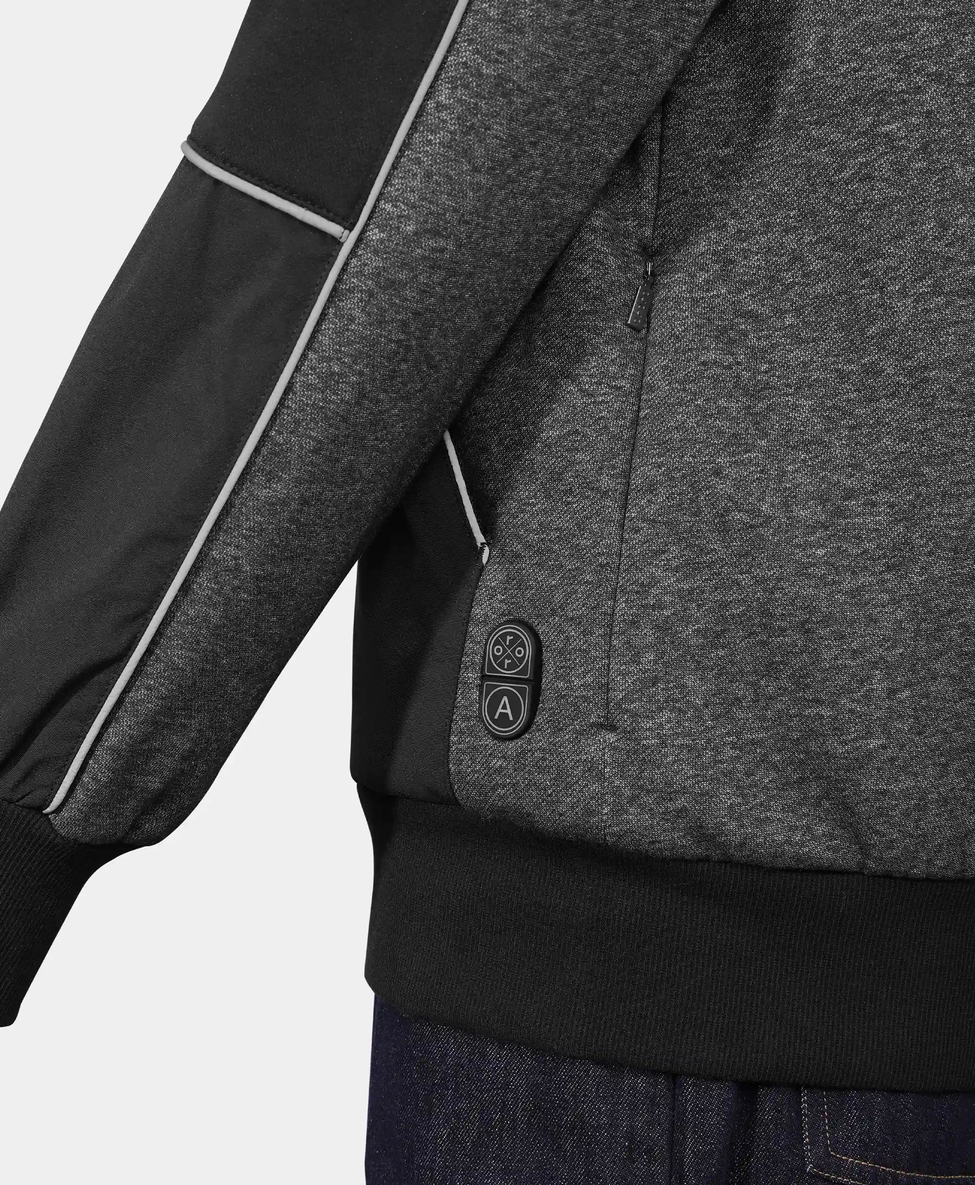Wayne Men's 5-Zone Heated Full-Zip Hoodie, Thumbnail 7
