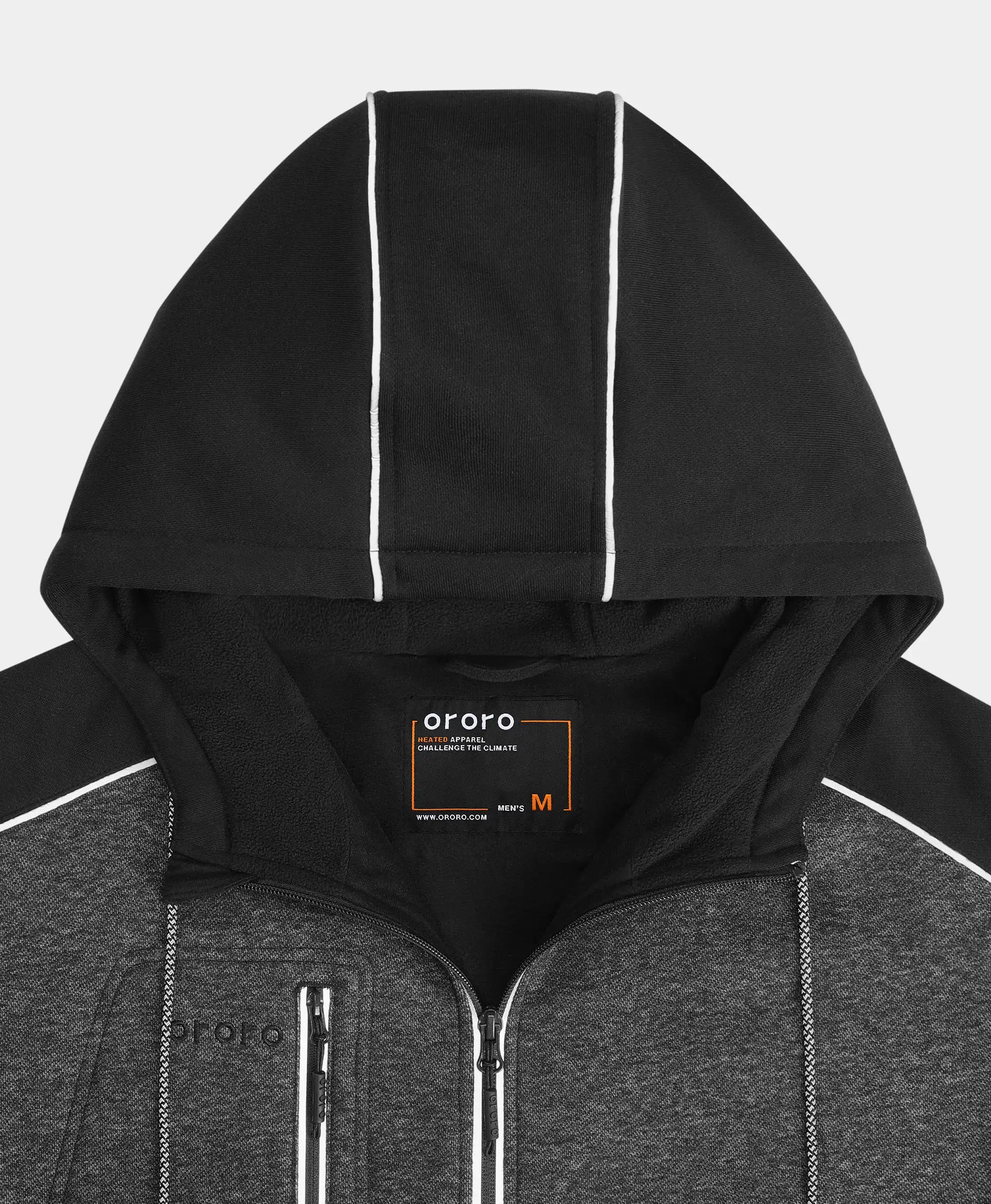 Wayne Men's 5-Zone Heated Full-Zip Hoodie, Thumbnail 9