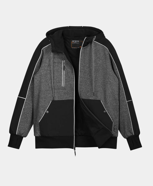 Wayne Unisex 5-Zone Heated Full-Zip Hoodie ,view 1