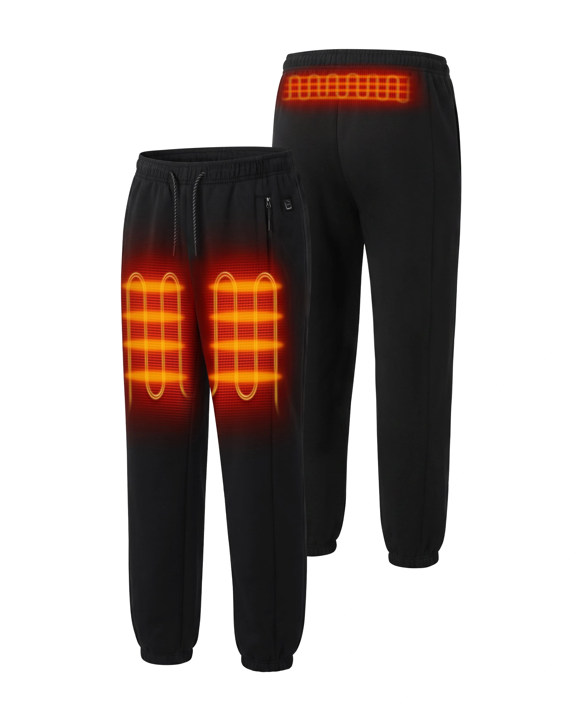 Toasty Unisex 3-Zone Heated Fleece Sweatpants, Thumbnail 7