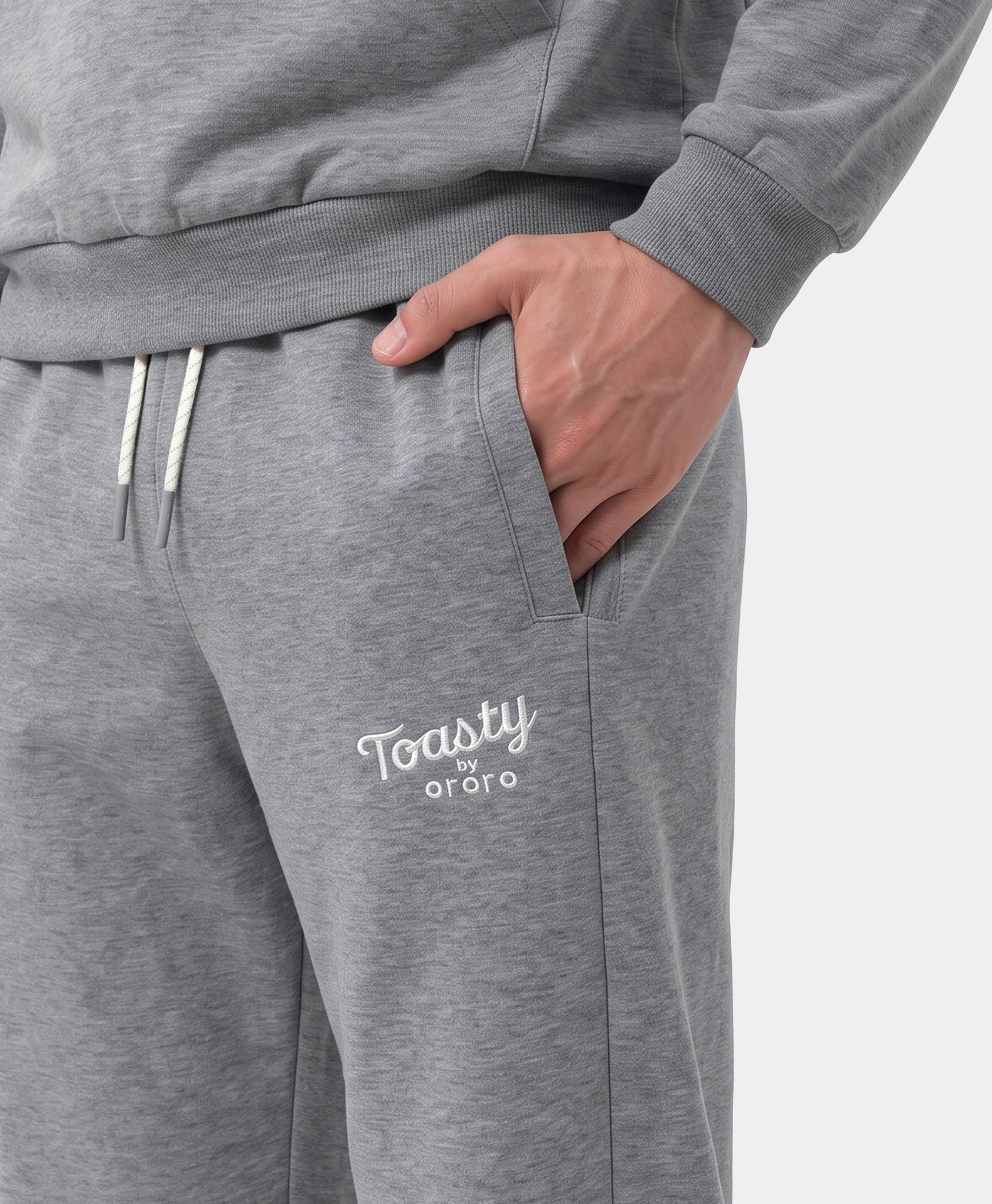Toasty Unisex 3-Zone Heated Fleece Sweatpants, Thumbnail 3