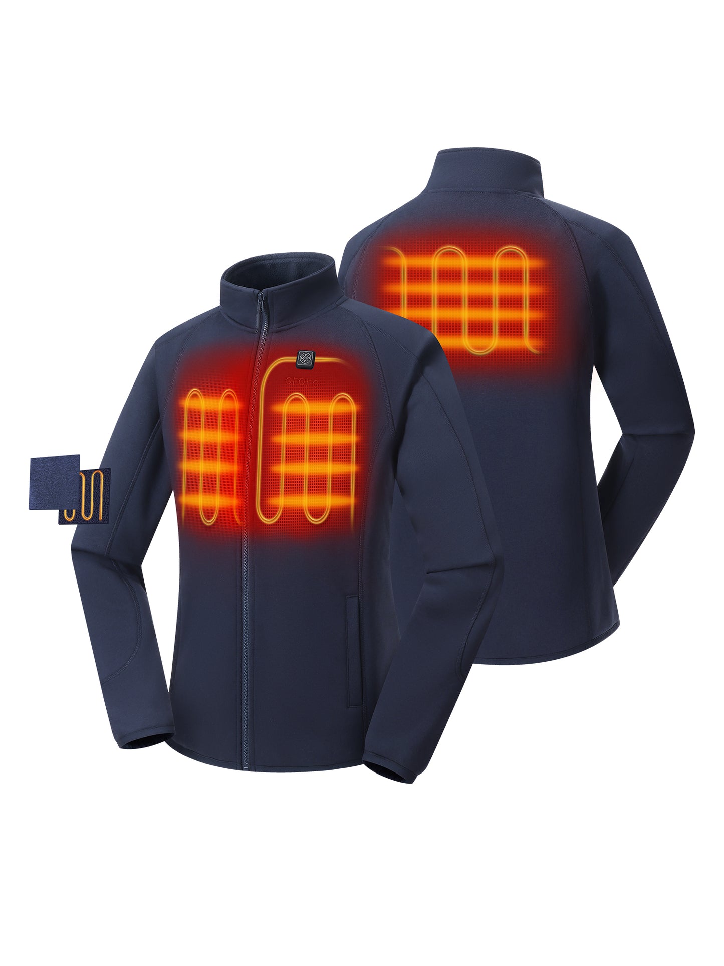 3 Heating Zones ( Left & Right Chest ,Mid-Back)