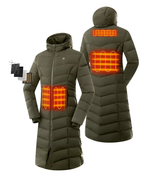 SOHO Women's Heated Down Parka Jacket ,view 1