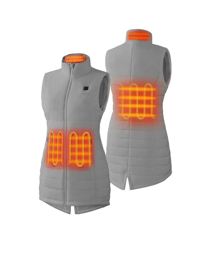 4 Heating Zones (Left & Right Hand Pockets, Mid-Back, Collar)