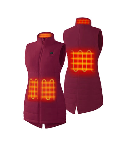 4 Heating Zones (Left & Right Hand Pockets, Mid-Back, Collar)