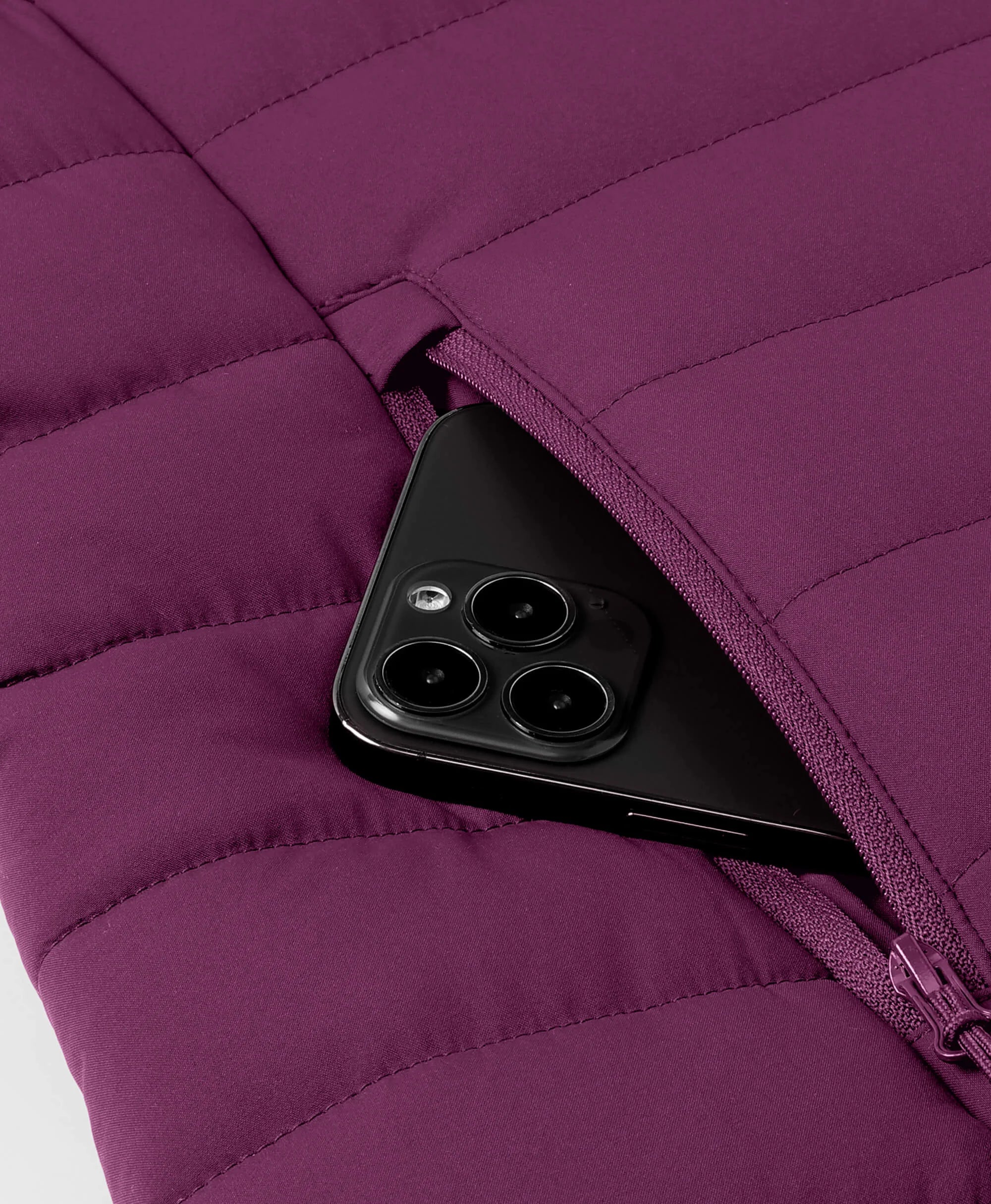 Zipper Hand Pockets