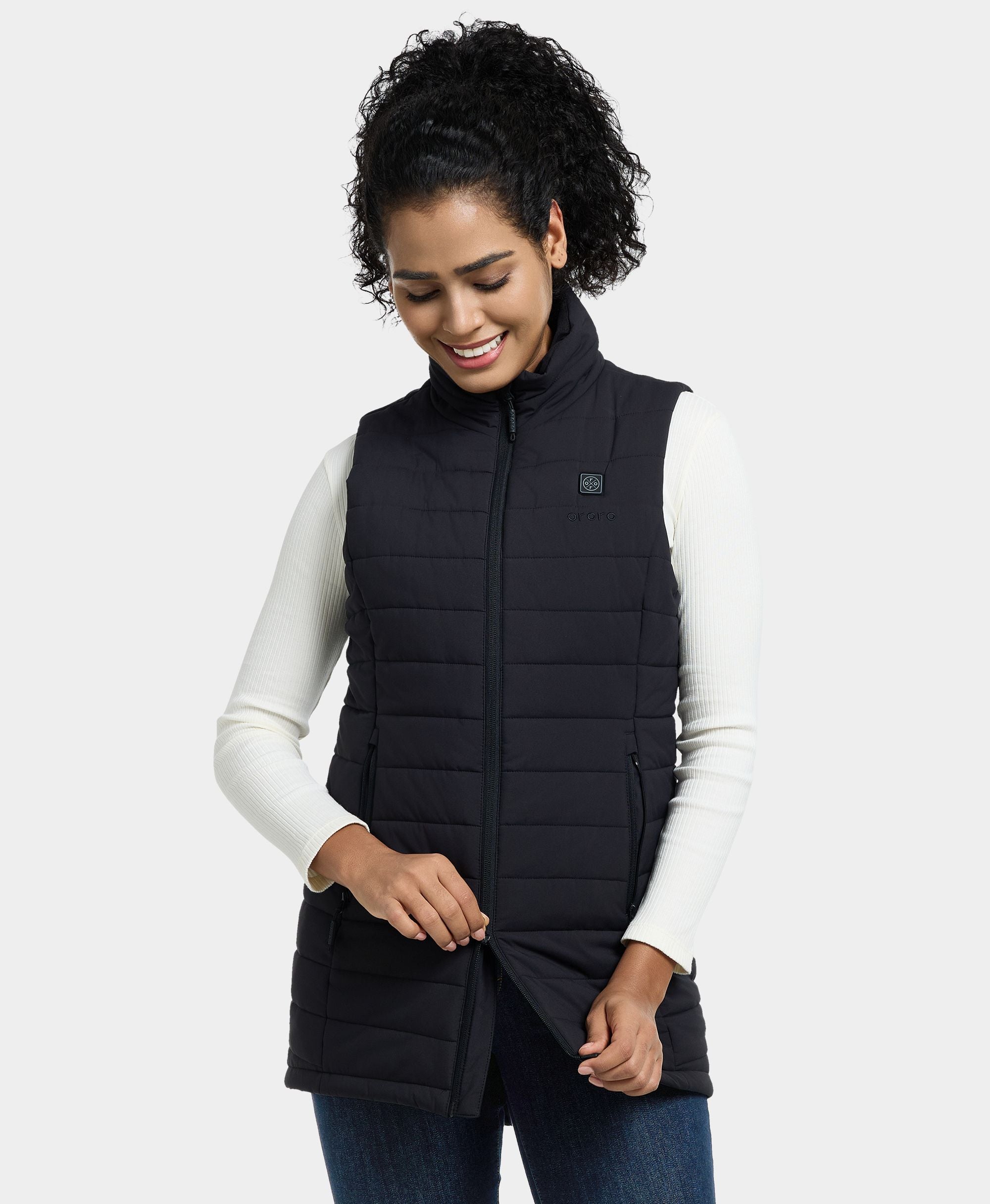 Tribeca Women's Heated Long Puffer Vest, Thumbnail 19