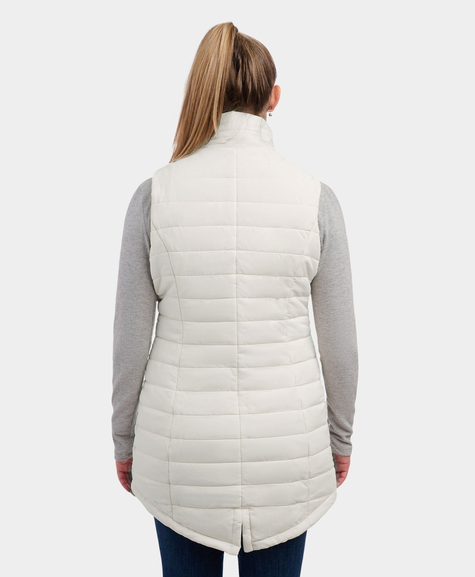 Tribeca Women's Heated Long Puffer Vest, Thumbnail 31