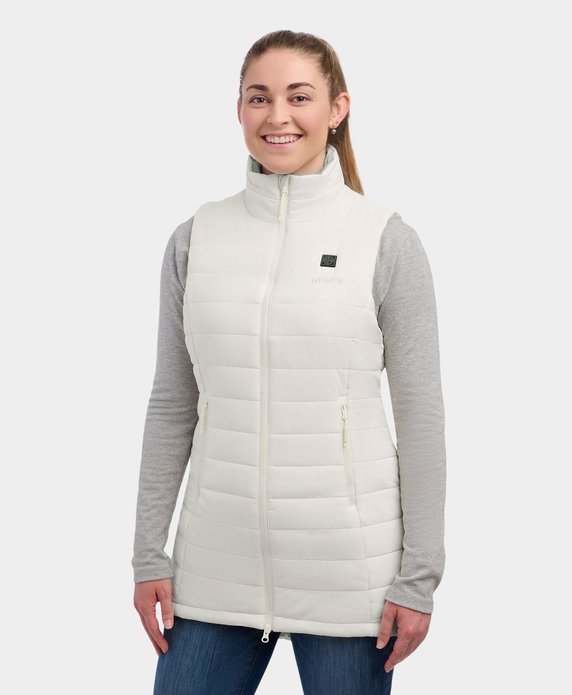 Tribeca Women's Heated Long Puffer Vest, Thumbnail 30