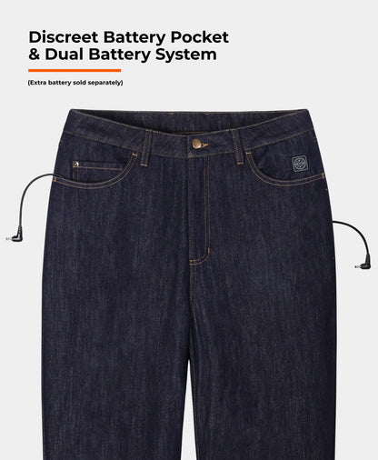 Heatenim Men's Heated Denim Pants