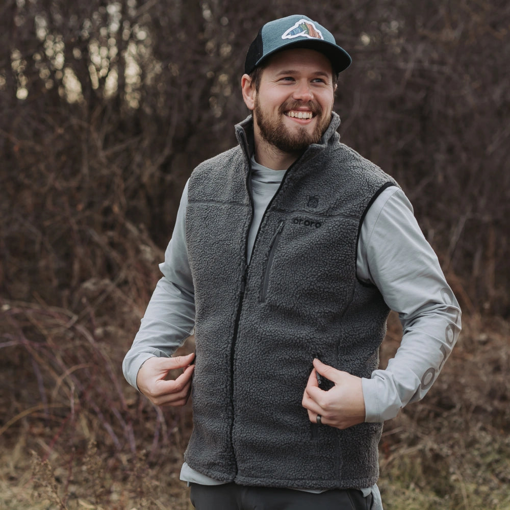 Men's Heated Recycled Fleece Vest