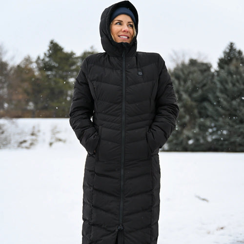 SOHO Women's Heated Down Parka Jacket