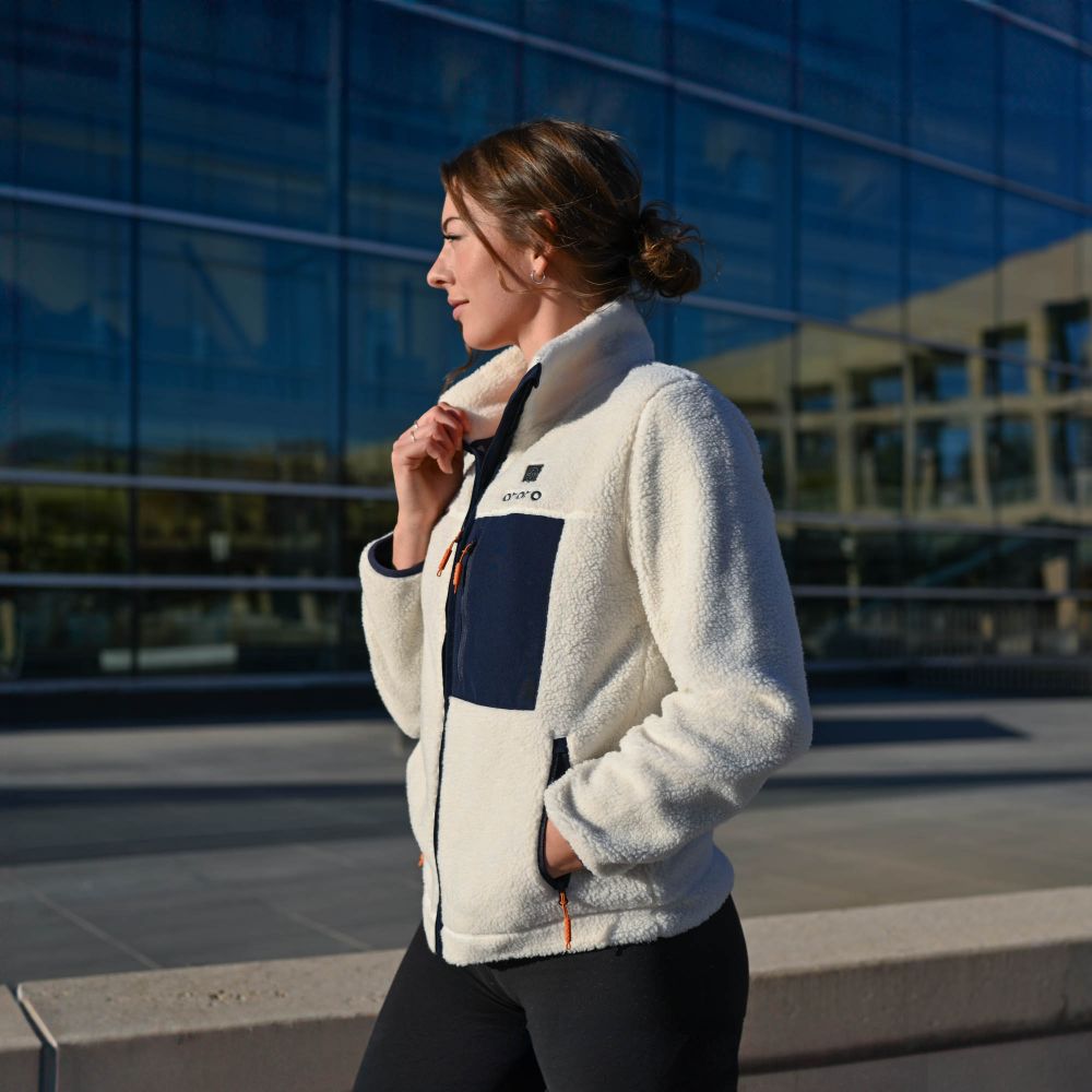 Women's Colorblock Recycled Fleece Heated Jacket