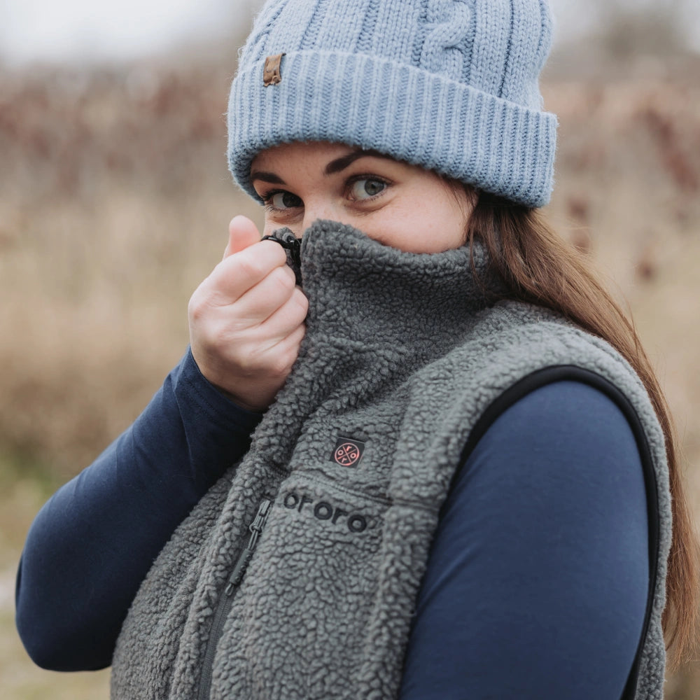 Women's Heated Recycled Fleece Vest