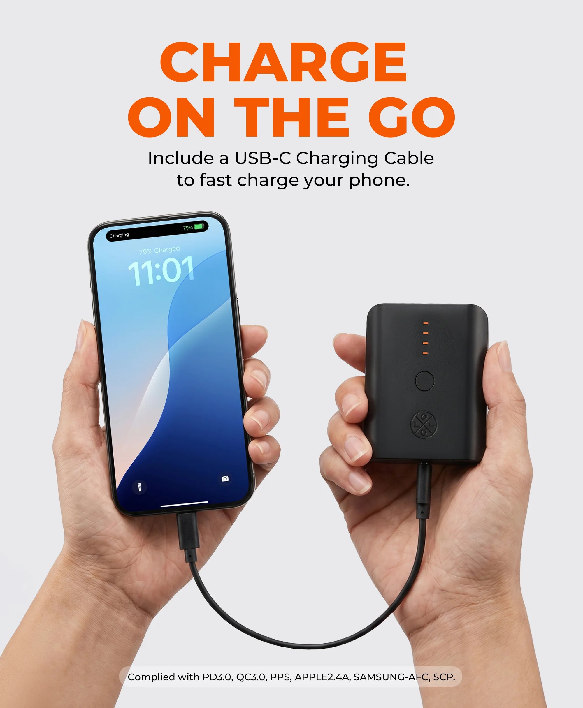 PD 5K Rechargeable Battery (USB-C, 24W Power Delivery), Thumbnail 4