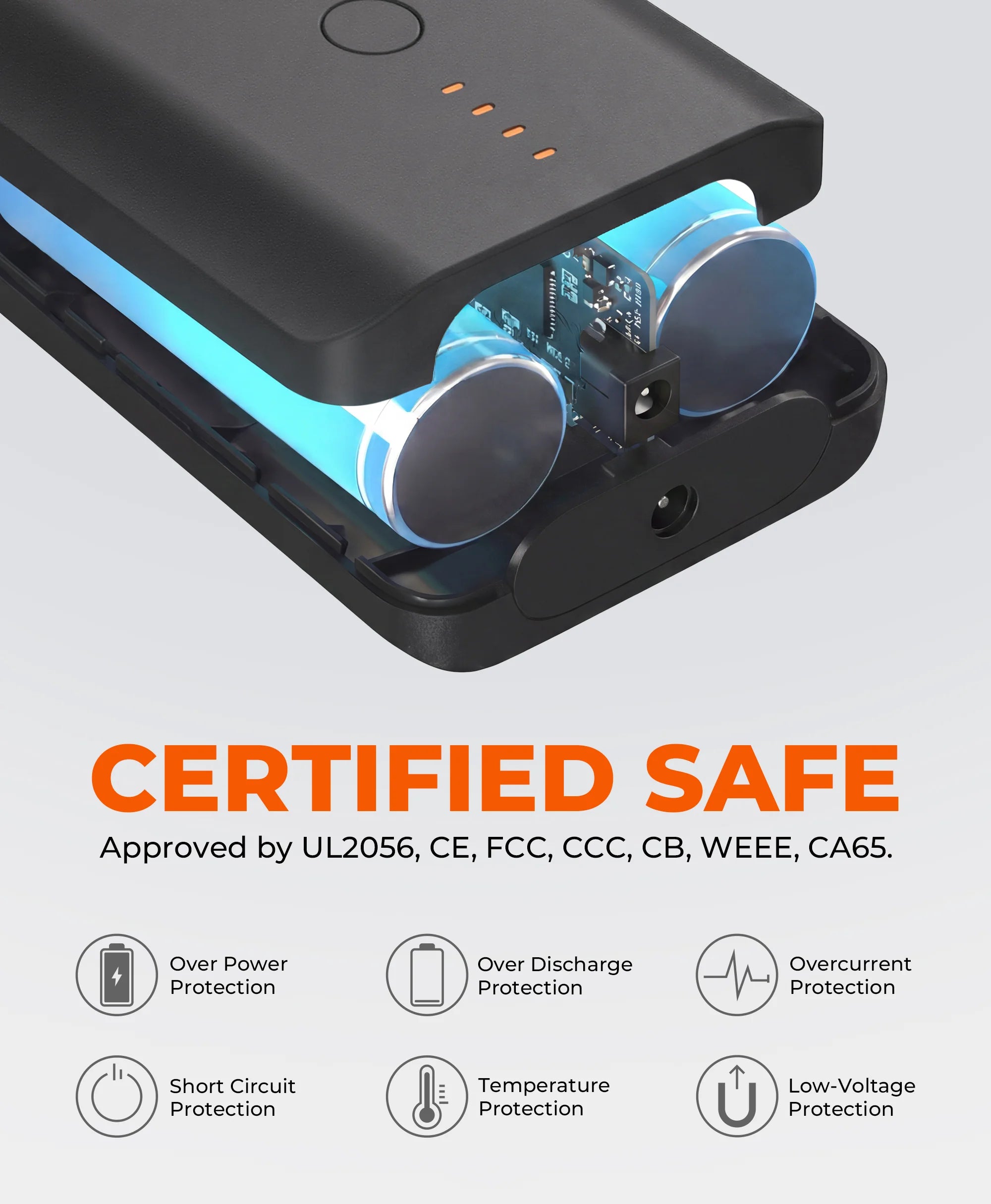 PD 5K Rechargeable Battery (USB-C, 24W Power Delivery), Thumbnail 5