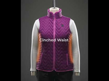 ororo Women's Heated Chevron Quilted Vest