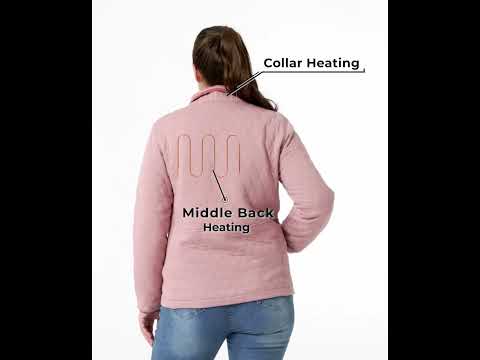 Chalet Women's Quilted Heated Jacket, Thumbnail 6