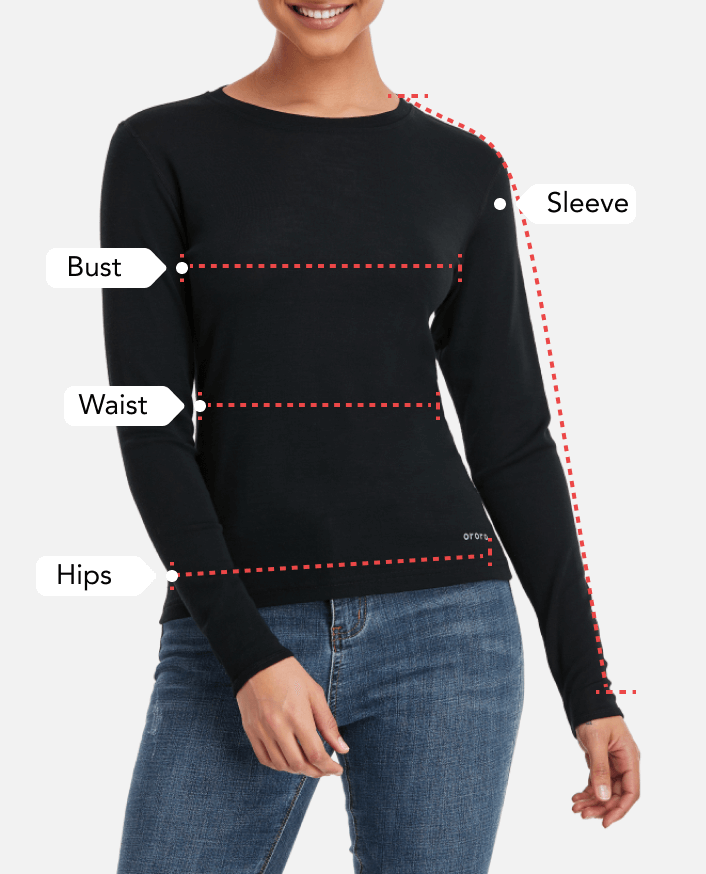 ororo Size Guide ororo Australia