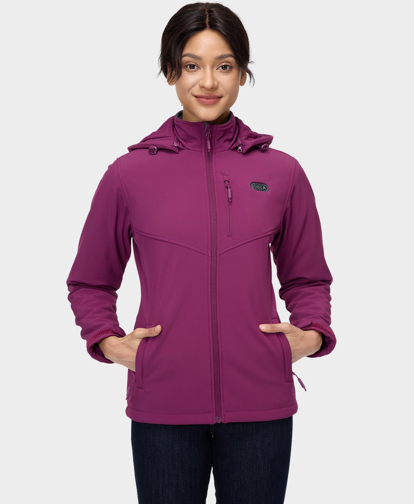 Women's Dual Control Heated Jacket - Purple