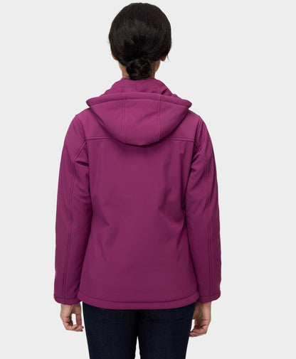 Women's Dual Control Heated Jacket - Purple