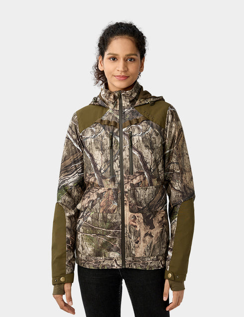 Women's Heated Hunting Jacket Camouflage, Mossy Oak Country DNA ,view 1