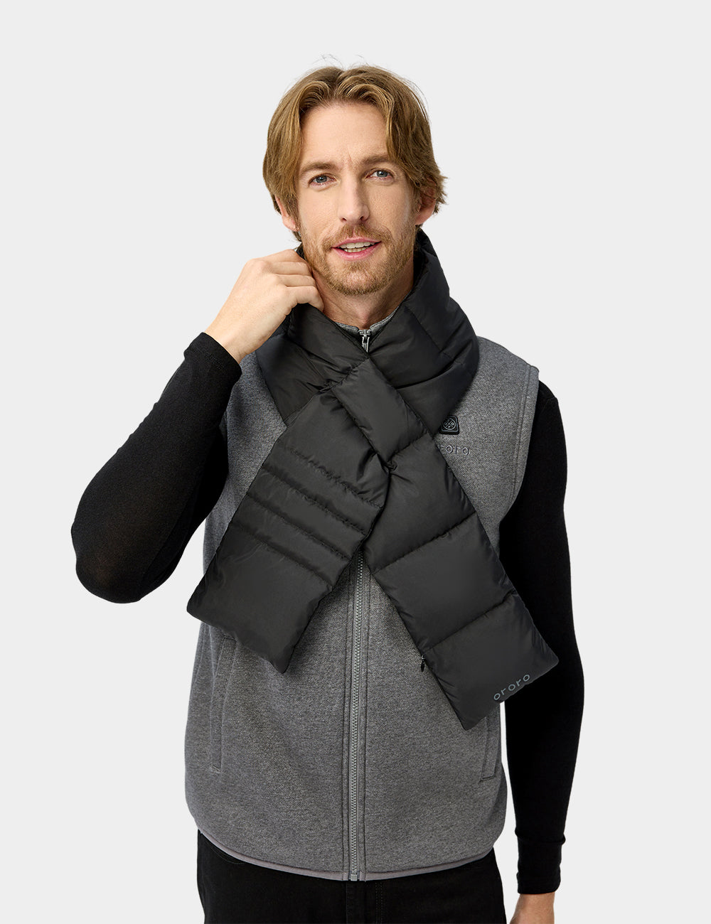 Unisex Heated Puffer Down Scarf （Long）