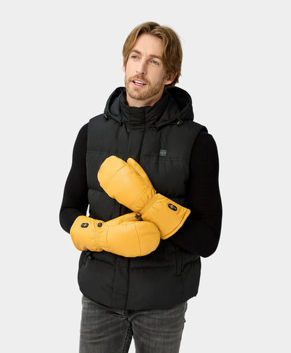 "Duluth" Unisex Heated Chopper Mittens - Yellow