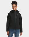 Women's Dual Control Heated Jacket - Black