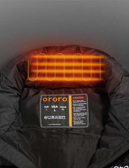 ORORO Men Heated Padded Vest