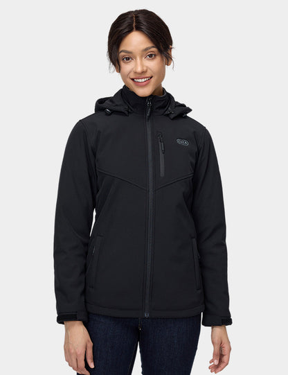 Women's Dual Control Heated Jacket - Black