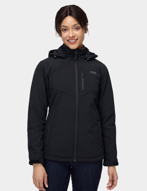 Women's Dual Control Heated Jacket - Black ,view 1