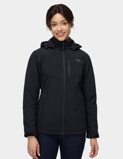 Women's Dual Control Heated Jacket - Black