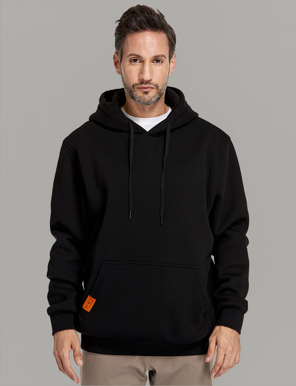 Unisex Heated Pullover Hoodie with Heating on Hand Pockets, Thumbnail 6