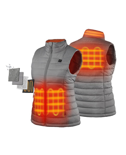 4 Heating Zones (Left & Right Hand Pockets, Upper Back, Collar)