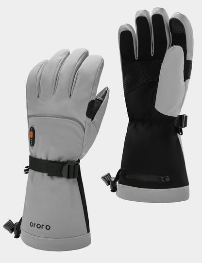 "Buffalo" Unisex Heated Gloves - Gray