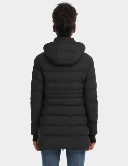 Women's Heated Thermolite® Puffer Parka Jacket - Black