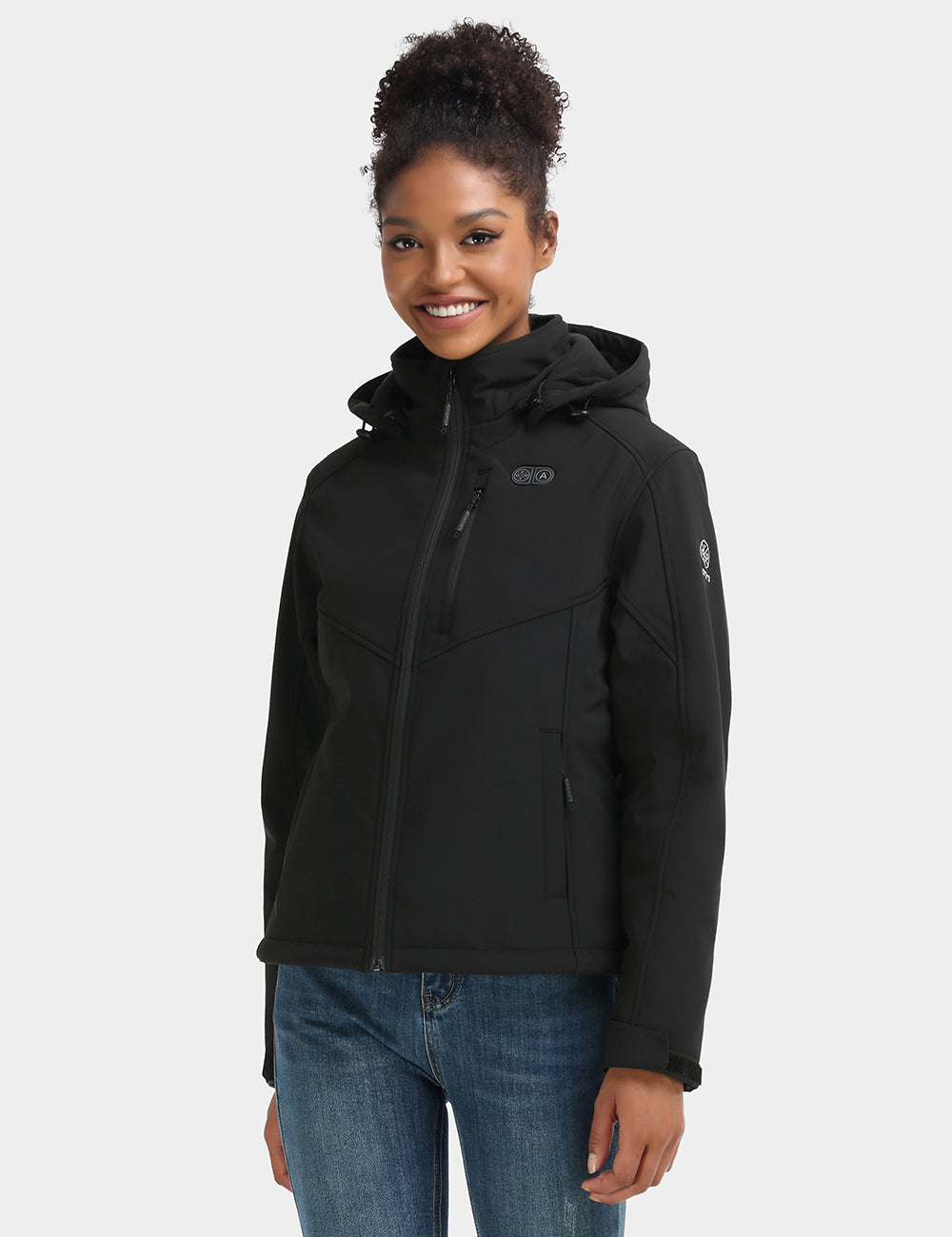 Women's Dual Control Heated Jacket - Black